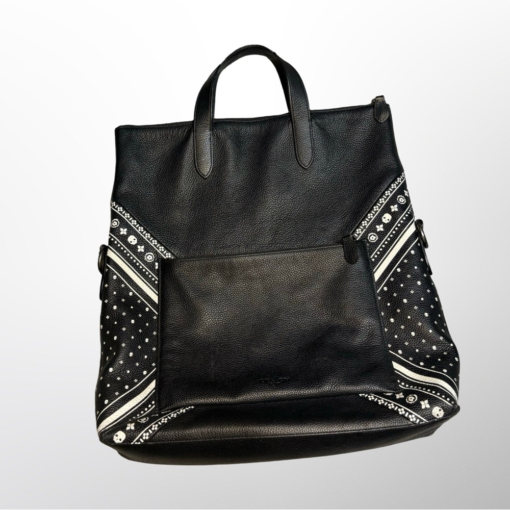 Coach Skeleton Patchwork Tote Bag - image 1